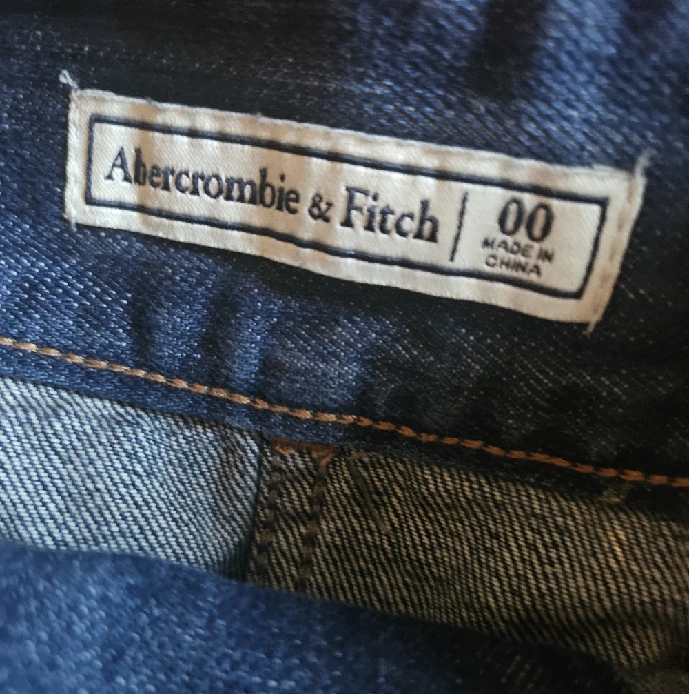 Abercrombie & Fitch Y2K Lace-Up Denim Mini Skirt - Size 00